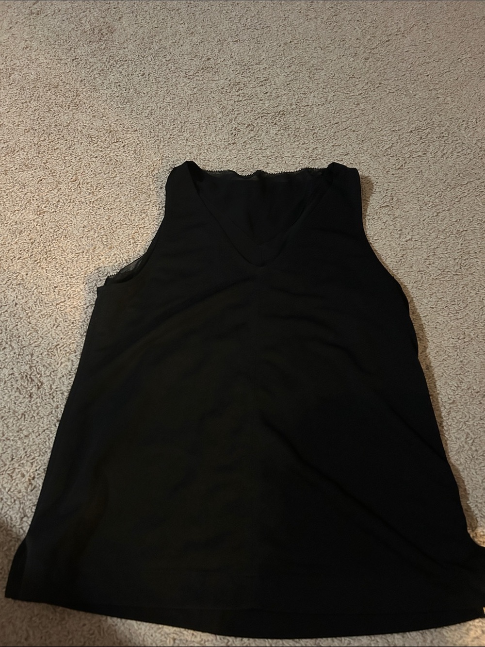 Banana Republic Black V-Neck Tank